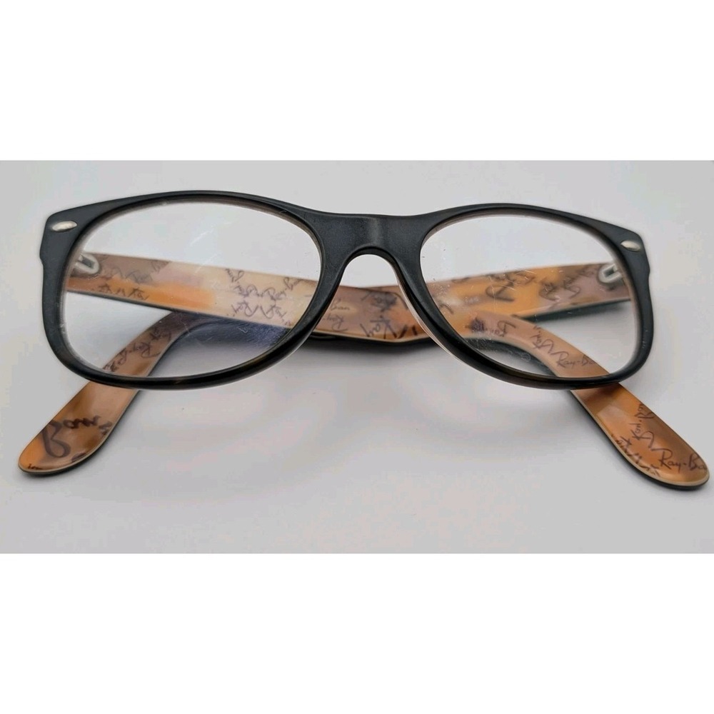 Ray-Ban RB 5184 5409 Glasses Frames Only Black Tortoise Logo Script 50 18‎ 145